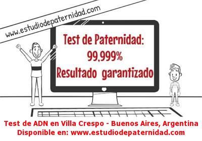 Test de ADN en Villa Crespo - Buenos Aires, Argentina