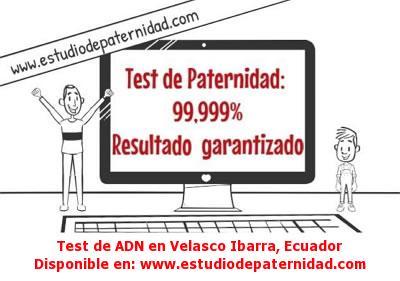 Test de ADN en Velasco Ibarra, Ecuador