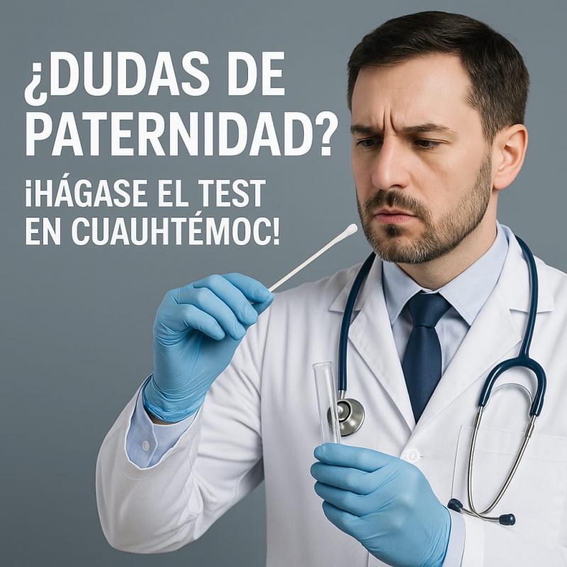 PRUEBA DE ADN en Cuauhtémoc: Test de ADN Presencial en Laboratorio Certificado